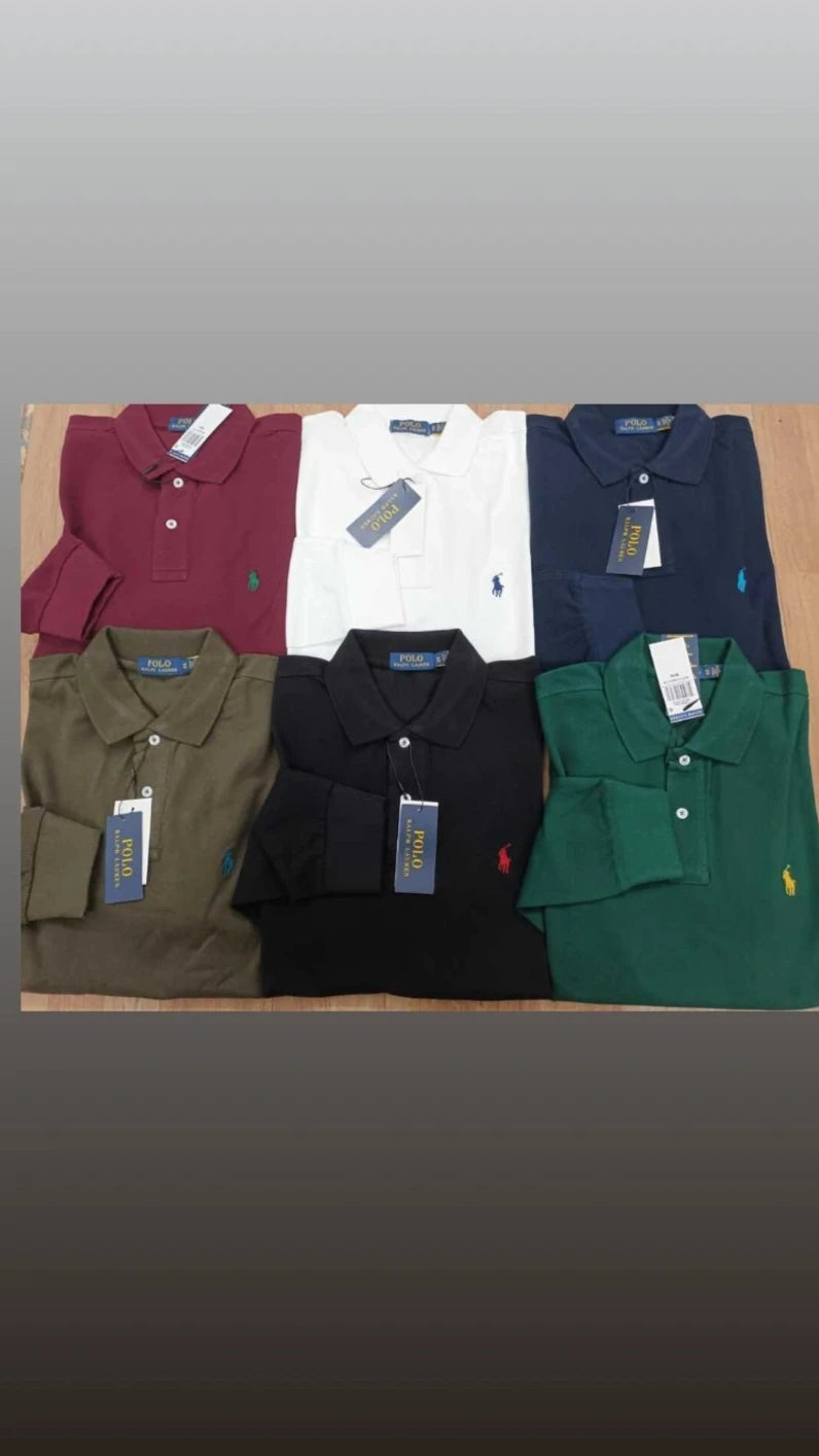 Men's Long Sleeve Polo Shirt