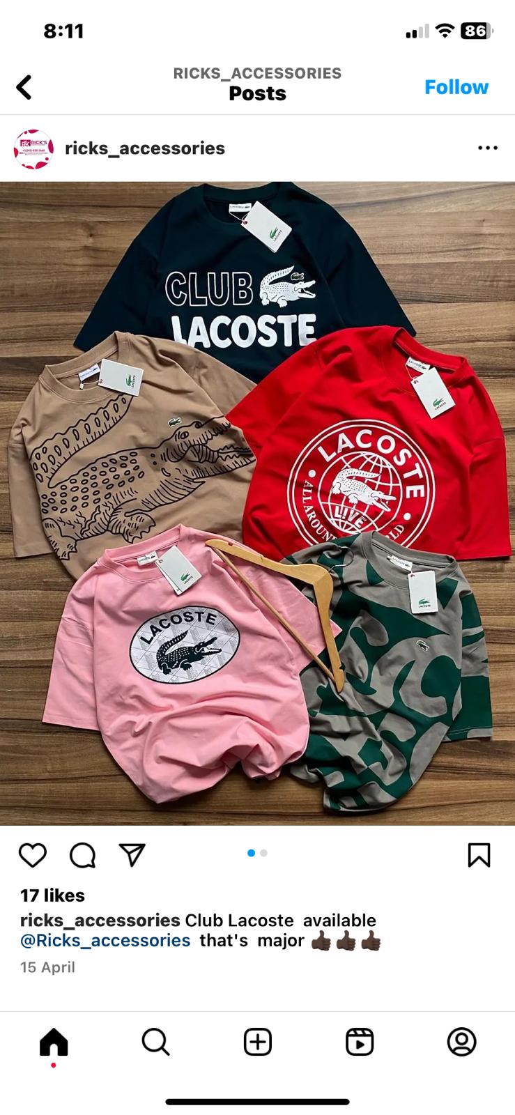 Lacoste  T-Shirt